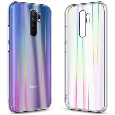 Силікон 3D Gradient Case Xiaomi Redmi Note 8 Pro (Прозорий)