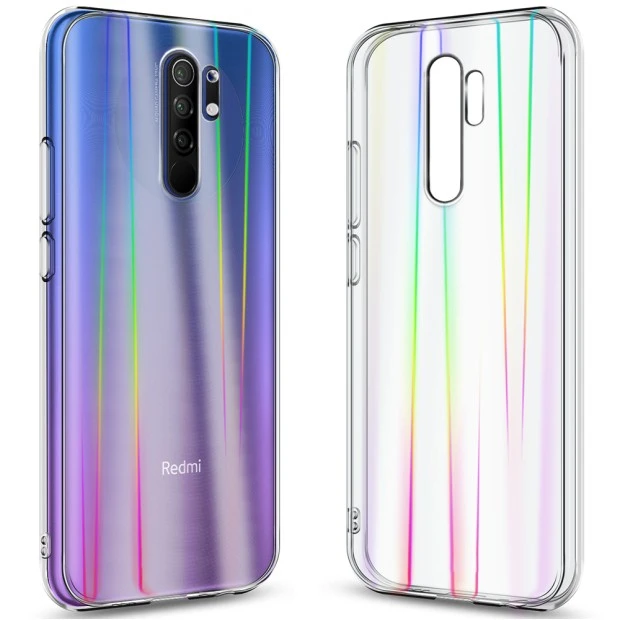 Силікон 3D Gradient Case Xiaomi Redmi Note 8 Pro (Прозорий)