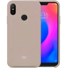 Силикон Original Case Xiaomi Redmi 6 Pro / Mi A2 Lite (Бежевый)