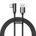 USB-кабель Baseus Legend Series Elbow PD 66W (1m) (Type-C) (Чёрный) CATCS-B01 USB-кабель Baseus Legend Series Elbow PD 66W (1m) (Type-C) (Чёрный) CATCS-B01