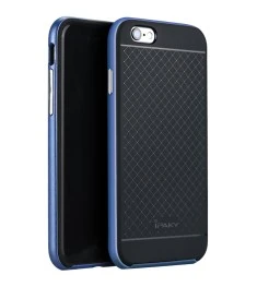 Силикон iPaky Carbon Case Apple iPhone 6 Plus / 6s Plus (Синий)