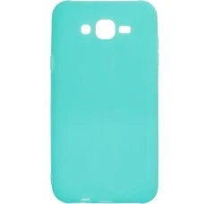 Силіконовий чохол iNavi Color для Samsung Galaxy J7 (2015) J700 (Бірюзовий)