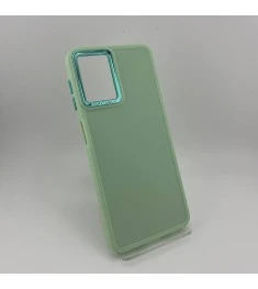 Metal Camera Cover для Samsung Galaxy A22  /  M22  /  M32 (Фісташковий)