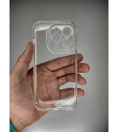 Silicone Case Diamond Apple iPhone 14 Pro (Transparent)