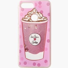 Силиконовый чехол Liquid Fashion Xiaomi Mi8 Lite (Coffee)