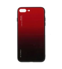 Накладка Glass Case Apple iPhone 7 Plus / 8 Plus (Красный)