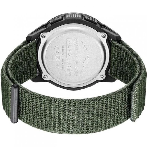 Тактичний чоловічий годинник North Edge Alps + компас BT