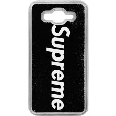 Накладка Supreme Samsung Galaxy J7 (2015) J700 (Чёрно-белый)
