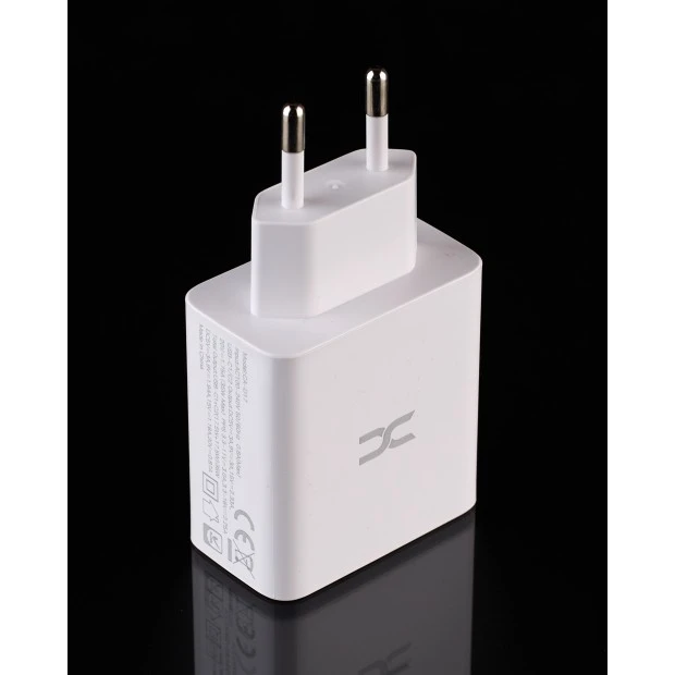 СЗУ-адаптер DC CA-D17 PD 35W (2Type-C) (Белый) D