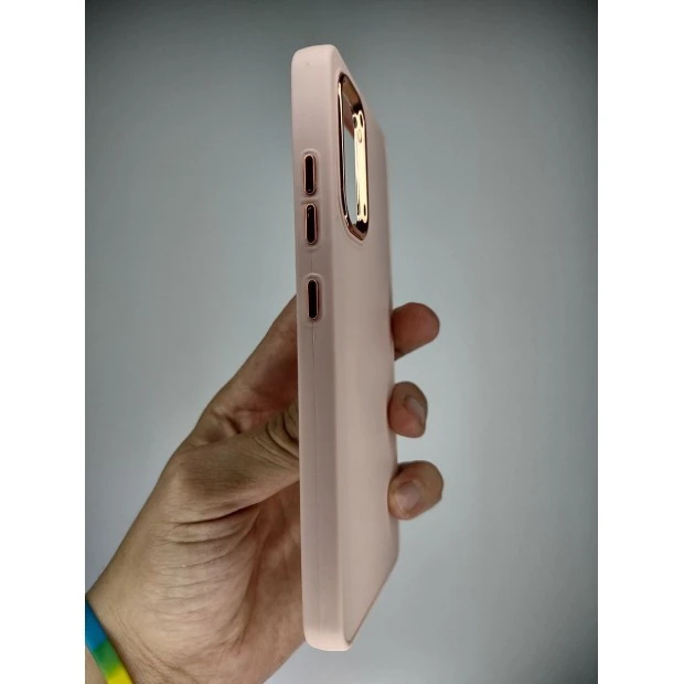 Накладка Metal Camera Samsung Galaxy A32 (2021) (Персиковый)