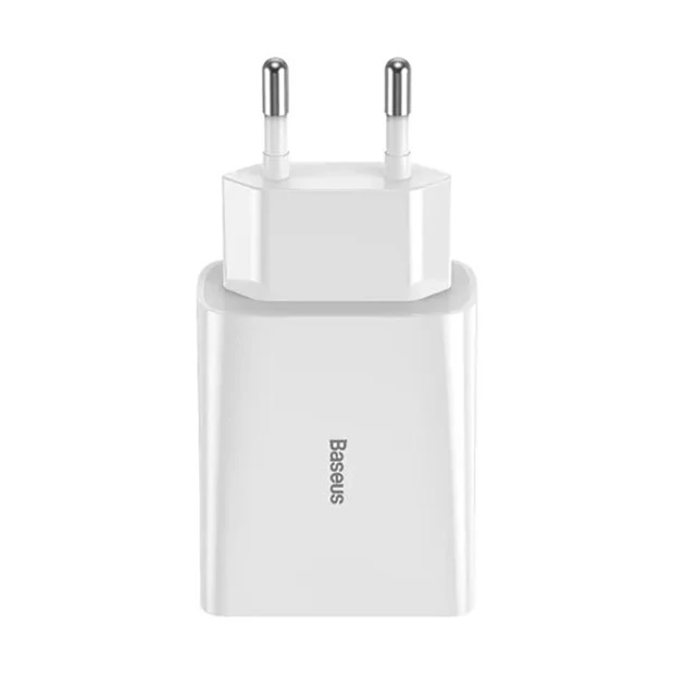 Білий зарядний пристрій Baseus Speed Mini Quick Charger 20W PD FU (1 Type-C) CCFS-SN02