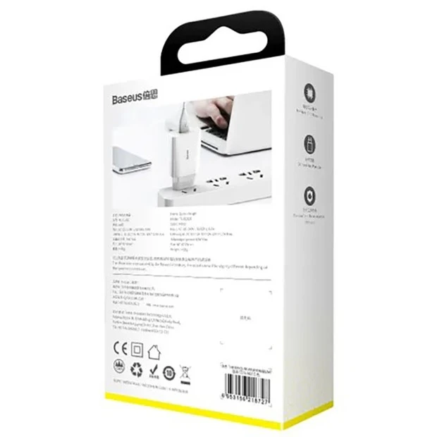 Білий зарядний пристрій Baseus Speed Mini Quick Charger 20W PD FU (1 Type-C) CCFS-SN02