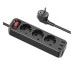 Сетевой удлинитель Hoco NS2 (3USB,3 розетки) (Чёрный) Сетевой удлинитель Hoco NS2 (3USB,3 розетки) (Чёрный)