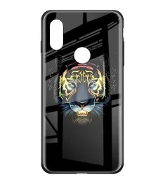 Накладка Luminous Glass Case Xiaomi Redmi Note 7 (Tiger)