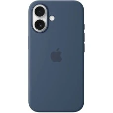 Чехол Silicone Case with MagSafe Apple iPhone 16 (Denim) (Original)