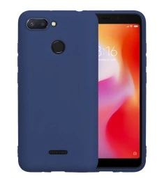 Силикон iNavi Color Xiaomi Redmi 6 (тёмно-синий)