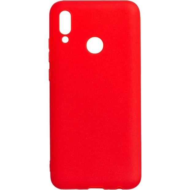 Силіконовий чохол iNavi Color для Huawei P Smart (2019) (червоний)