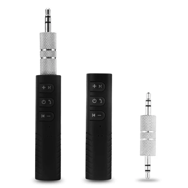 AUX-адаптер Bluetooth Ресивер 3.5mm Car Audio (Чёрный)
