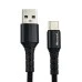 USB-кабель Mibrand Mi-32 Nylon (Type-C) (2м) (Чорний) USB-кабель Mibrand Mi-32 Nylon (Type-C) (2м) (Чорний)