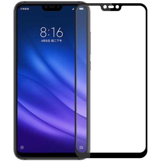 Стекло 3D Xiaomi Mi8 Lite Black