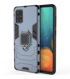 Бронь-чехол Ring Armor Case Samsung Galaxy A71 (2020) (Пыльная бирюза)