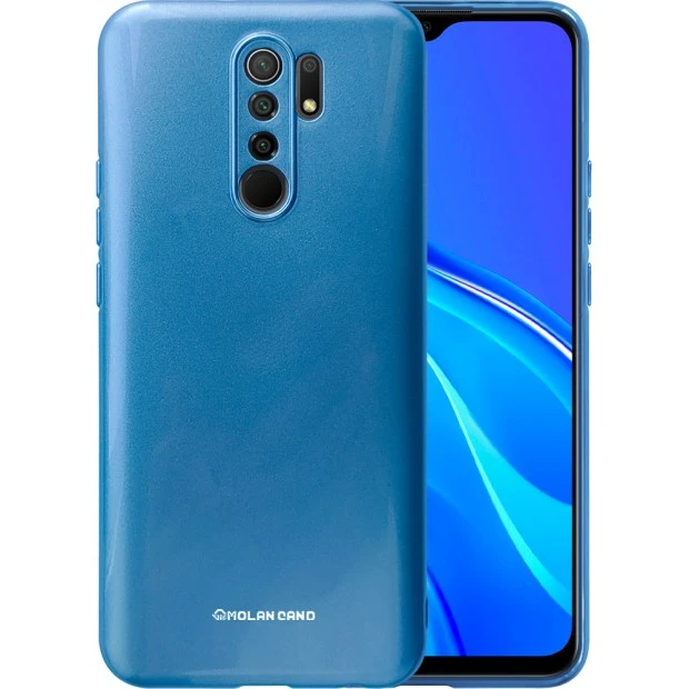 Силикон Molan Shining Xiaomi Redmi 9 (Голубой)