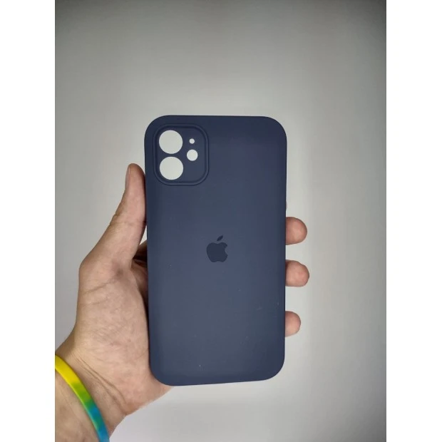 Силикон Original Square RoundCam Case Apple iPhone 11 (09) Midnight Blue
