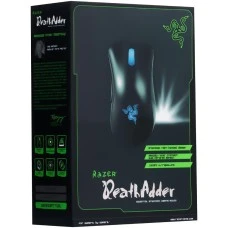мышь проводная USB Razer DeathAdder (Чёрно-синий)