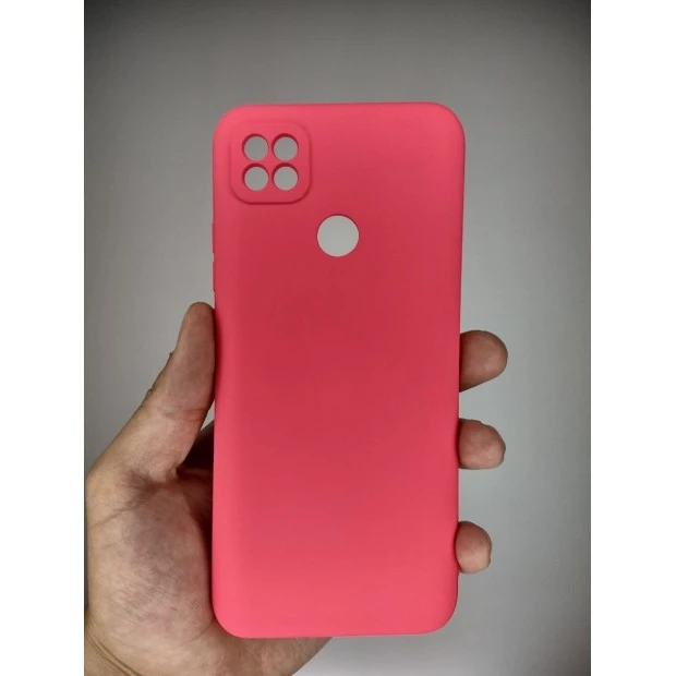 Силіконовий чохол Original Xiaomi Redmi 9C (з захистом камери) (Фламінго)