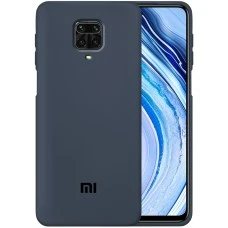 Силикон Original Case Xiaomi Redmi Note 9S / Note 9 Pro (Тёмно-серый)