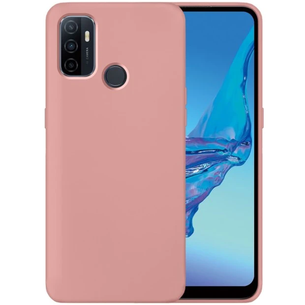 Силикон Original 360 Case Oppo A53 (Пудровый)
