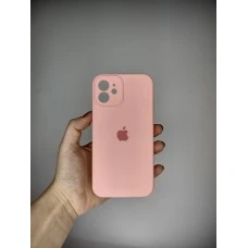 Силикон Original RoundCam Case Apple iPhone 12 (14) Pink