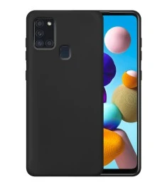 Силикон Original 360 Case Samsung Galaxy A21S (2020) A217 (Чёрный)