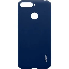 Силикон iNavi Color Huawei Y6 Prime (2018) / Honor 7A Pro (темно-синий)