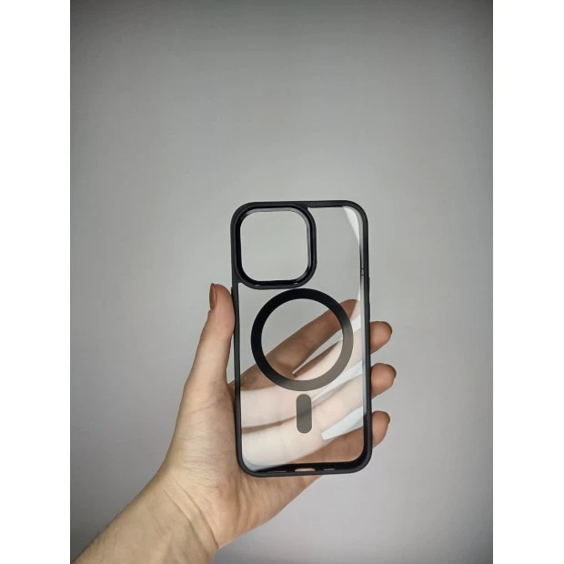 Чохол Totu Clear MagSafe для Apple iPhone 13 Pro (Чорний)