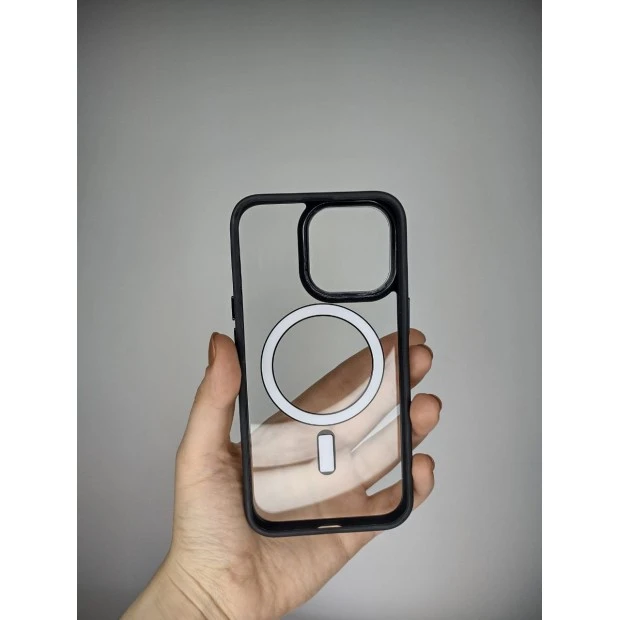 Чохол Totu Clear MagSafe для Apple iPhone 13 Pro (Чорний)