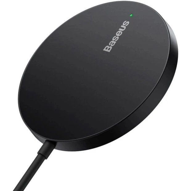 Безпровідний зарядний пристрій Baseus Simple Mini3 Magnetic CCJJ040001 15W (Чорний)