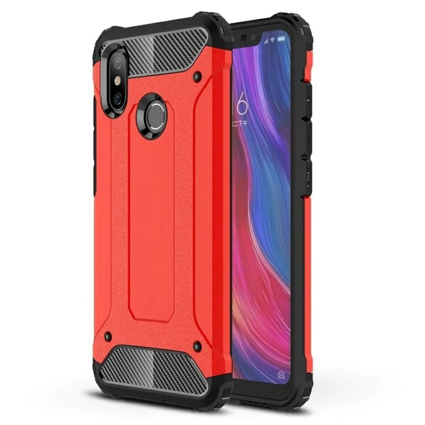 Чехол Armor Case Xiaomi Redmi Note 5 / Note 5 Pro (красный)