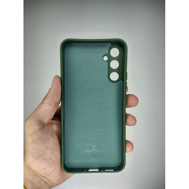 Силікон Original Samsung Galaxy A34 (ShutCam) (Темно-зелений)