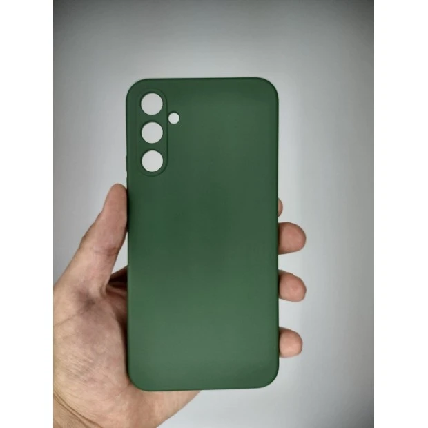 Силікон Original Samsung Galaxy A34 (ShutCam) (Темно-зелений)