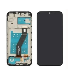 Дисплей для Motorola E6S (XT2053) с чёрным тачскрином и корпусной рамкой
