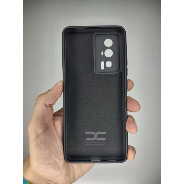 Силіконовий чохол Original Xiaomi Poco F5 Pro (ShutCam) (Чорний)