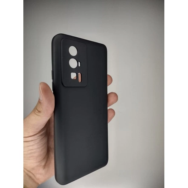 Силіконовий чохол Original Xiaomi Poco F5 Pro (ShutCam) (Чорний)