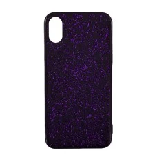 Накладка Confetti Apple iPhone X / XS (Фиолетовый)