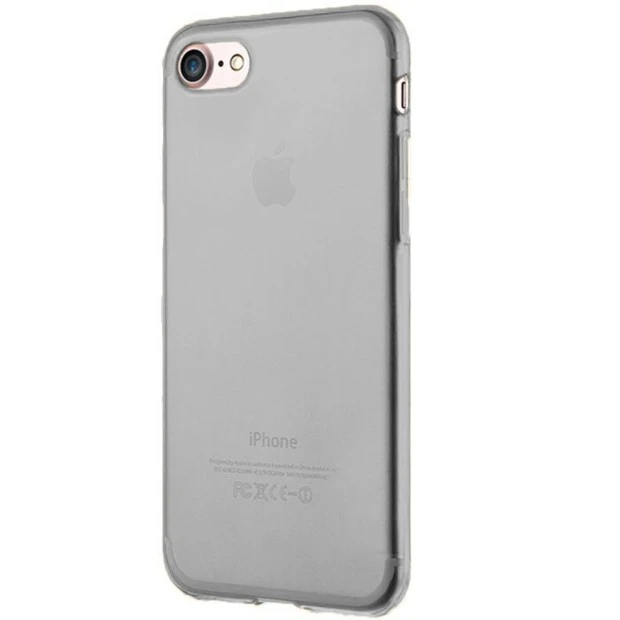 Силиконовый чехол QU Case Apple iPhone 7 / 8 (Серый)