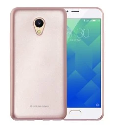 Силіконовий чохол Molan Shining для Meizu M5 (Рожевий)