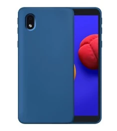 Силикон Original 360 Case Samsung Galaxy A01 Core (Кобальт)