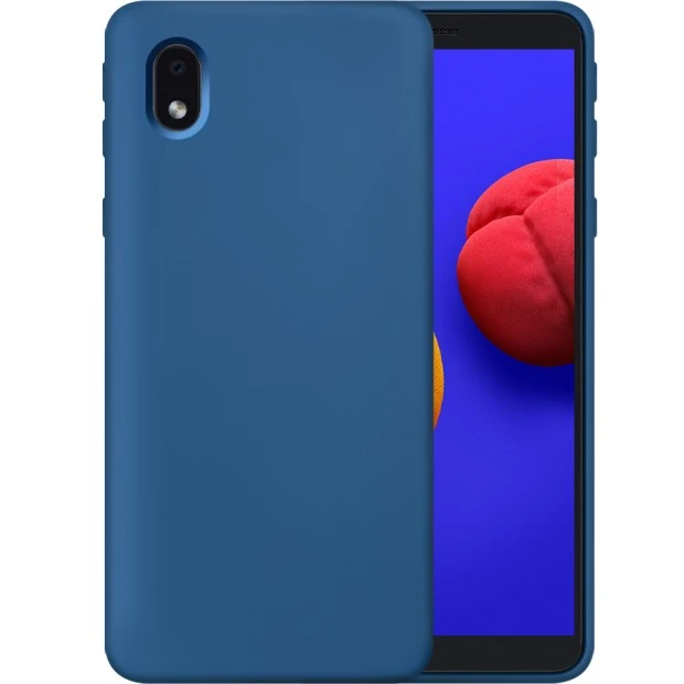 Силикон Original 360 Case Samsung Galaxy A01 Core (Кобальт)