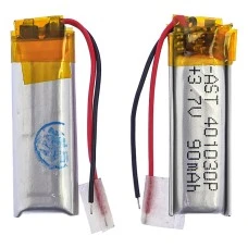 Аккумулятор 401030P универсальный с контроллером, 4,5 х 10 х 30 мм (90 mAh)/ для TWS наушников, Blue