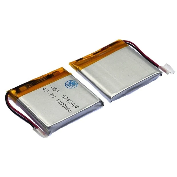 Аккумулятор 574240P универсальный с контроллером, 6 х 40 х 41 мм (1100 mAh)/ для смартфона, планшета